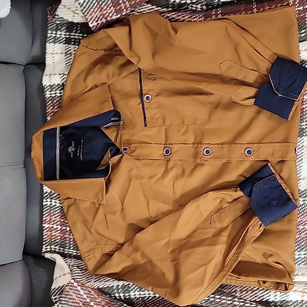 Craft +Flow Boys Button Down Size 8